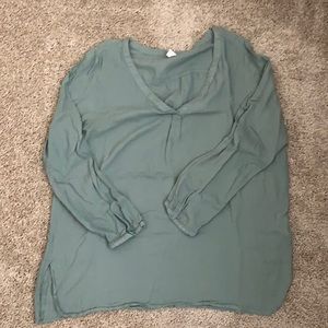 Olive green XL blouse from Old Navy